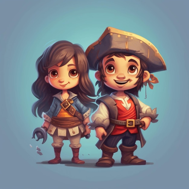 Mini piratas muy bonitos
