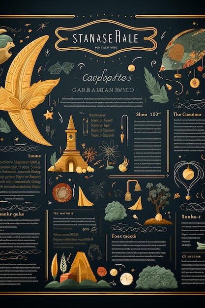Mini pizarras con dibujos de marcadores líquidos de colores
