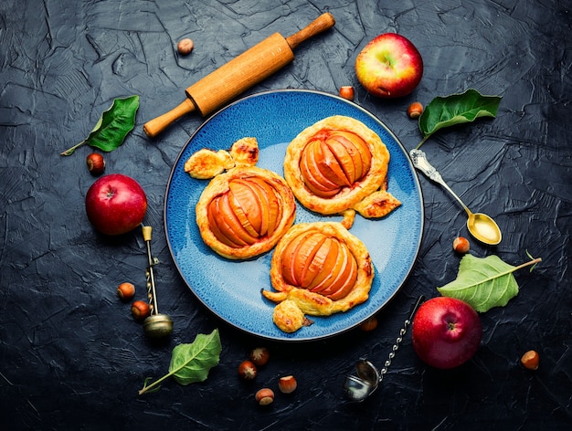 Mini tarta de manzana