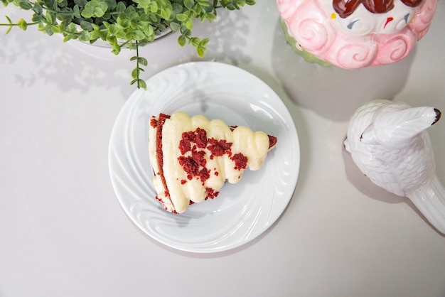 Mini torta de terciopelo rojo