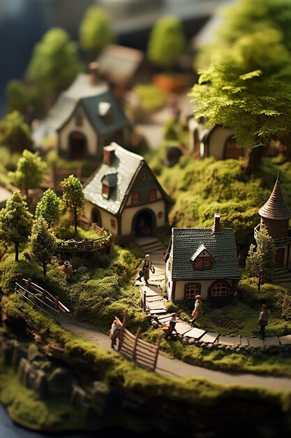 Miniatur-Fantasiewelt auf den Punkt gebracht