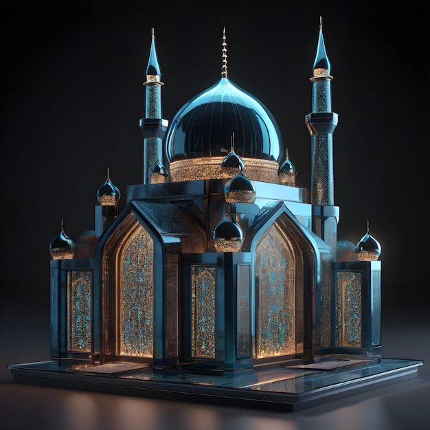 Miniaturglasmalerei für Moscheen