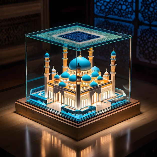 Foto miniaturische islamische architektur