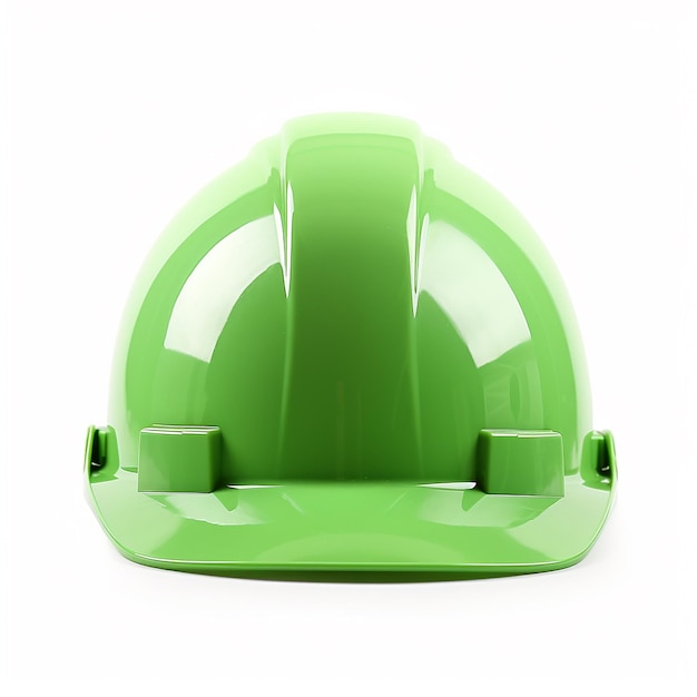 Foto minimais isolados de hard hat verde