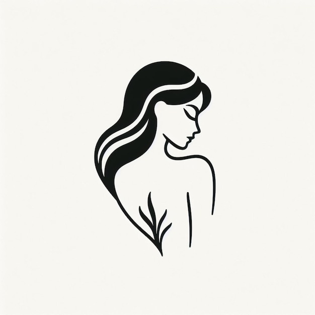 Minimal-Frauen-Silhouette-Tattoo-Design