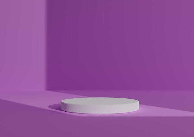 Minimaler 3D-Zusammensetzungs-Zylinder-Podium-Stand-abstrakter Schatten-Hintergrund-Produktanzeige-Fenster-Licht