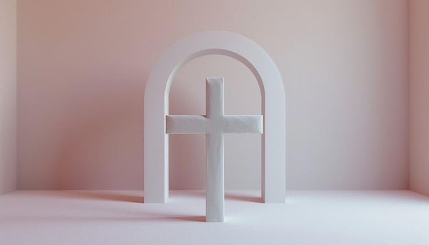 Minimales 3D-Design für einen guten Freitag-Poster