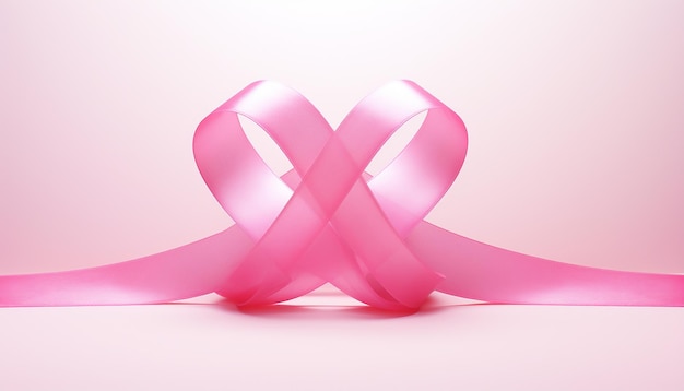 Minimales Plakatdesign für den Brustkrebs-Bewusstseinsmonat