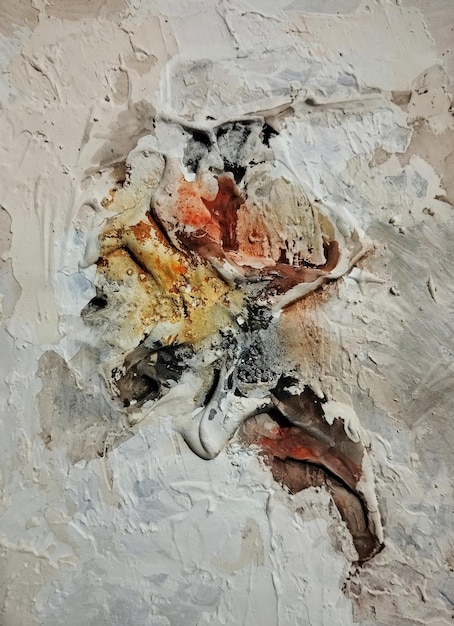 Minimalismo contemporáneo de alta textura pintura abstracta colores composición de fondo