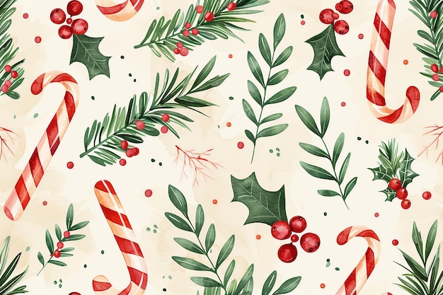 Minimalist_Christmas_Pattern_Holiday Hintergrund