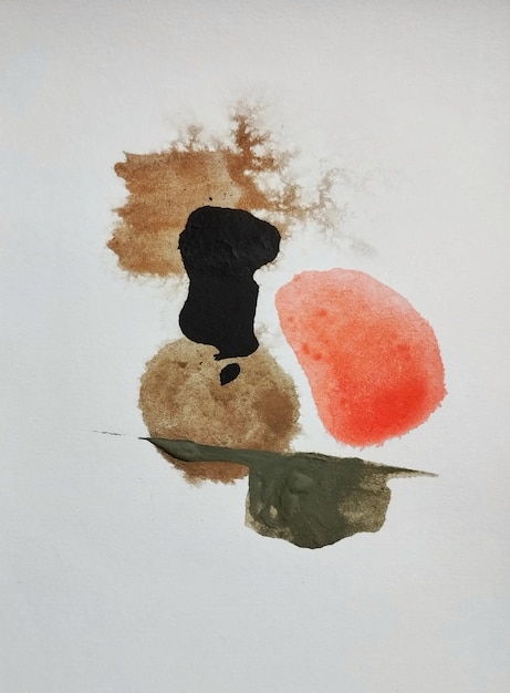 Minimalista contemporâneo cores suaves pintura abstrata composição fundo