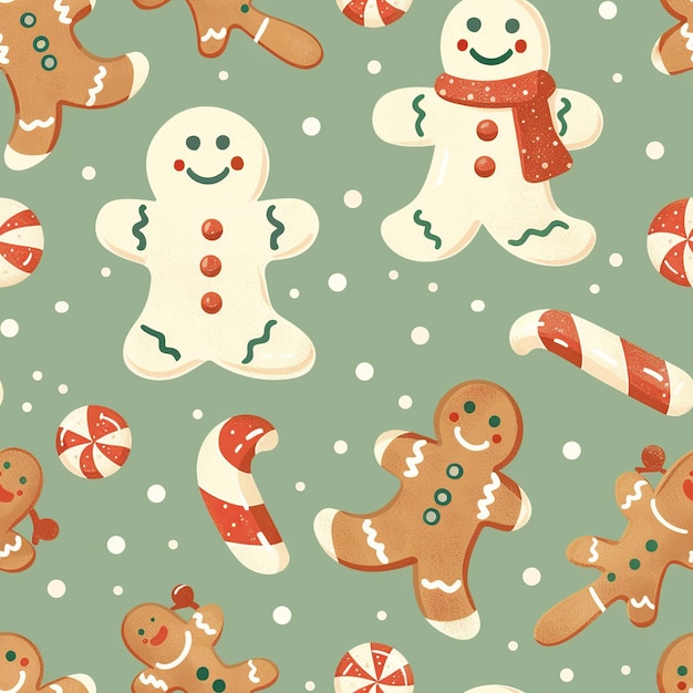 Minimalista de Navidad Patrón de vacaciones