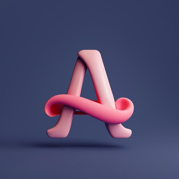 Foto minimalistische 3d-letter-logo-design-ideen