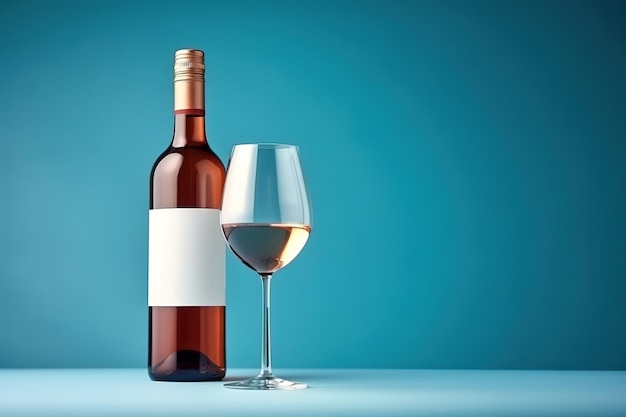 minimalistische Darstellung von Wein