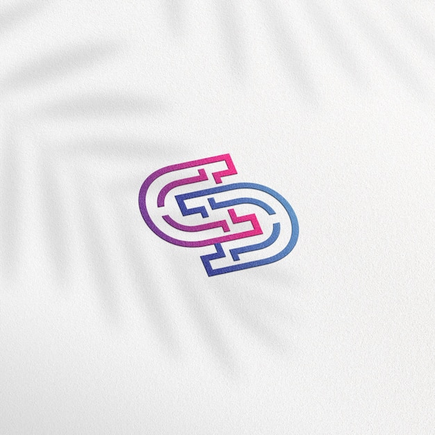 Minimalistische Lo9go-Ikonen-Vektorillustration