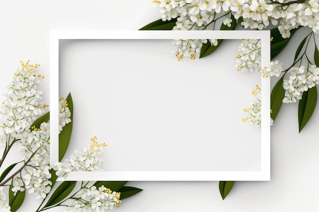 Minimalistischer eleganter Blumenfrühlingshintergrund mit Kopienraum