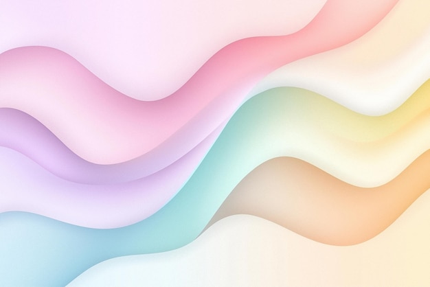 Minimalistischer Hintergrund in hoher Auflösung weiche farbige Wellen im Vektorstil Hintergrund für die Gegenwart