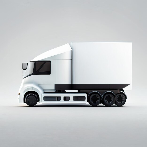 Minimalistischer LKW