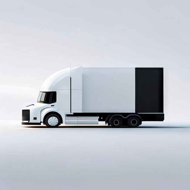 Minimalistischer LKW