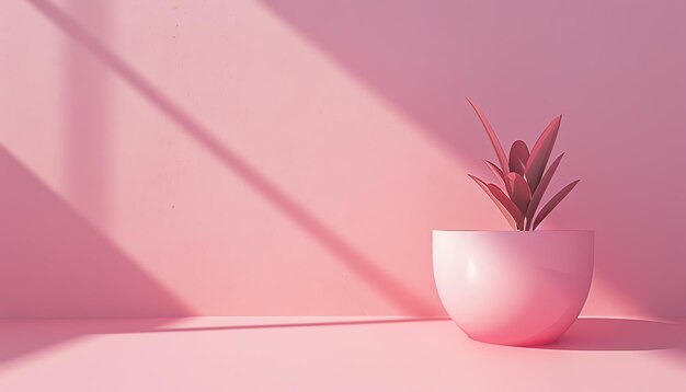 Minimalistischer rosa Hintergrund