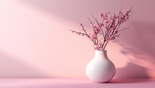 Minimalistischer rosa Hintergrund