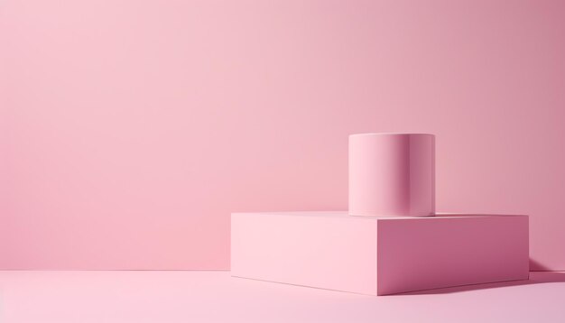 Minimalistischer rosa Hintergrund