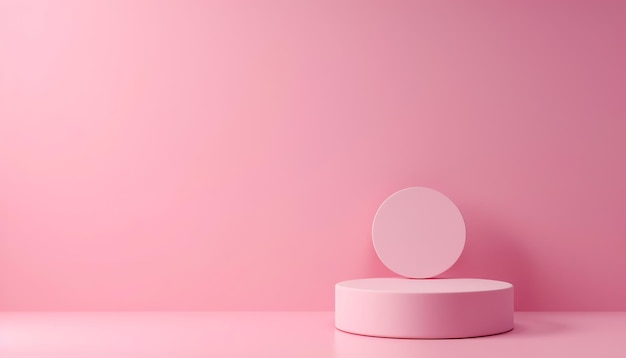 Minimalistischer rosa Hintergrund