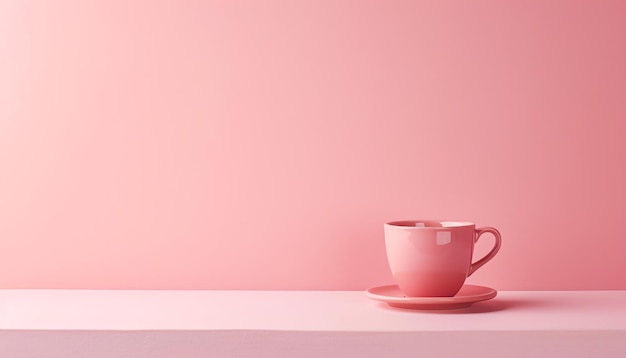 Minimalistischer rosa Hintergrund