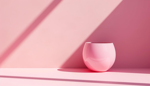 Minimalistischer rosa Hintergrund
