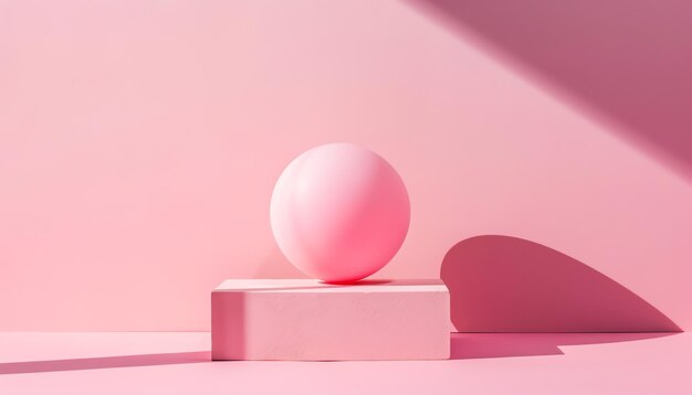 Minimalistischer rosa Hintergrund