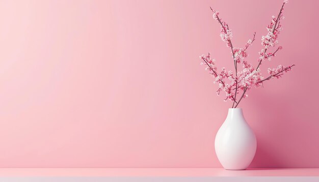 Minimalistischer rosa Hintergrund