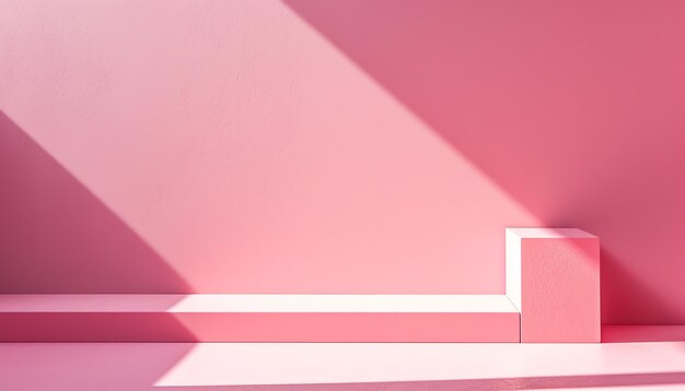 Minimalistischer rosa Hintergrund