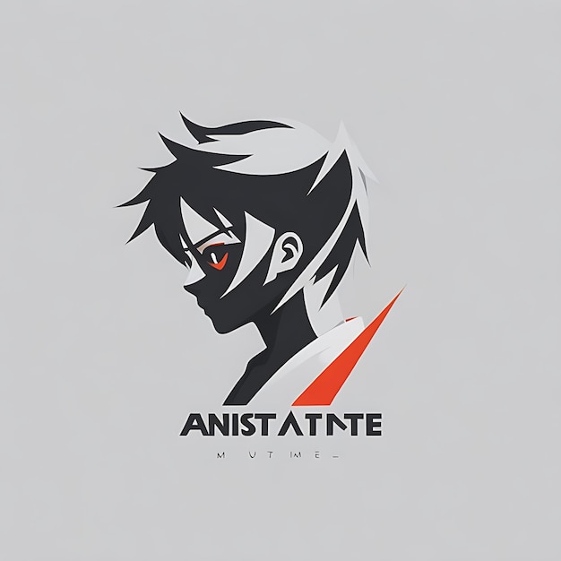 Minimalistisches Anime-Streaming-Logo