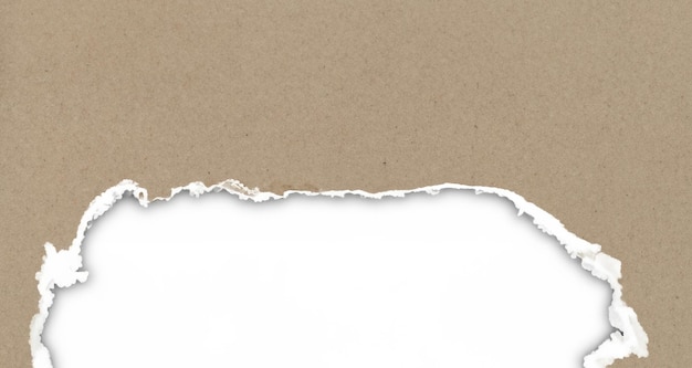 Minimalistisches Designkonzept Zerrissene Papierränder für kreative Kompositionen