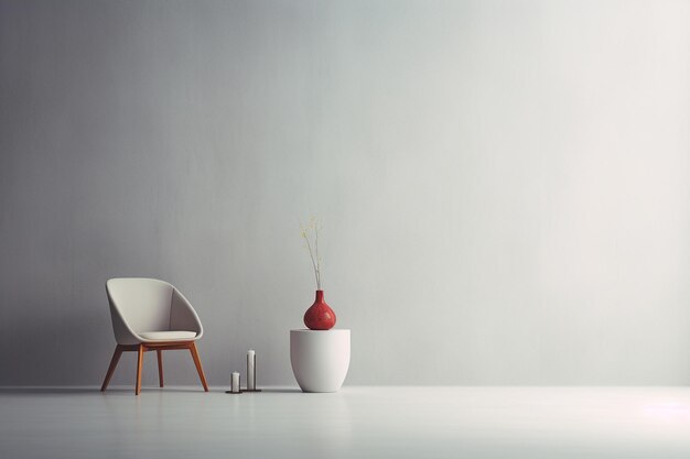 Minimalistisches Innendesign