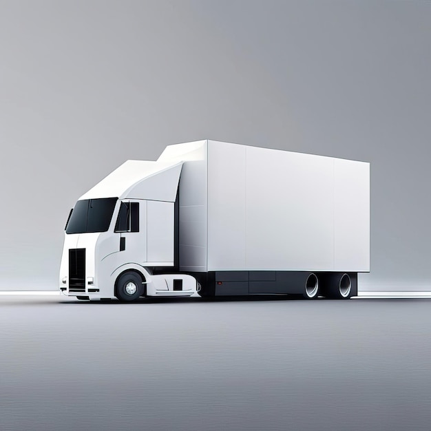 Minimalistisches Lkw-Design