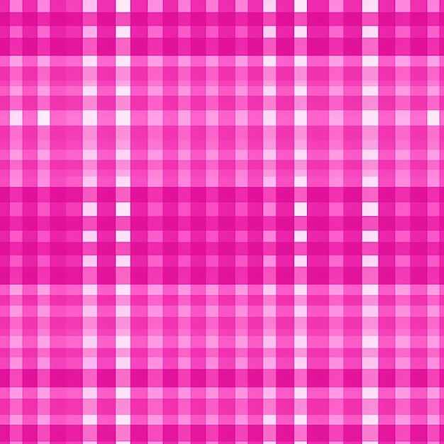 Minimalistisches Tartan-Polkadot-Muster in Fuchsia-Duotonenfarben