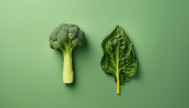 minimalistisches veganes Gemüse