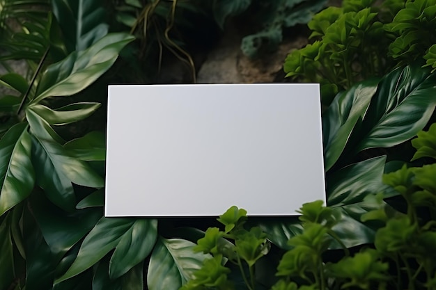 Minimalistisches Visitenkartendesign mit leerem weißen Hintergrund für kreative und Draufsichtaufnahmen