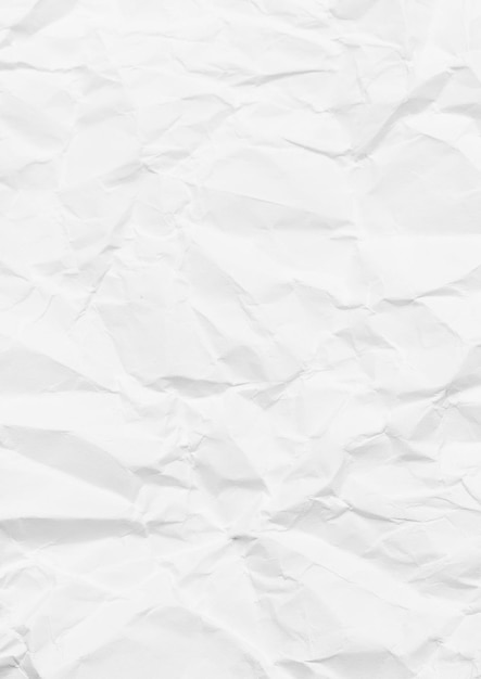 Minimalistisches weißes, runzelndes Papier