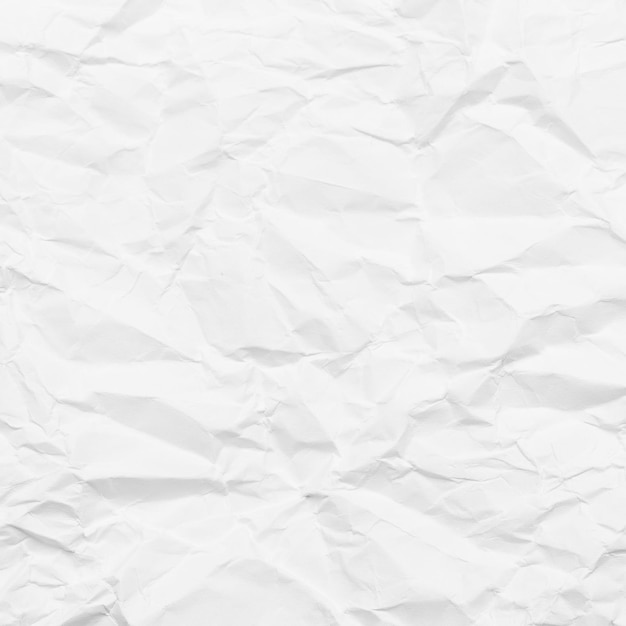 Minimalistisches weißes, runzelndes Papier