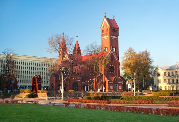 Minsk, Bielorrusia, Iglesia de San Simón y Elena