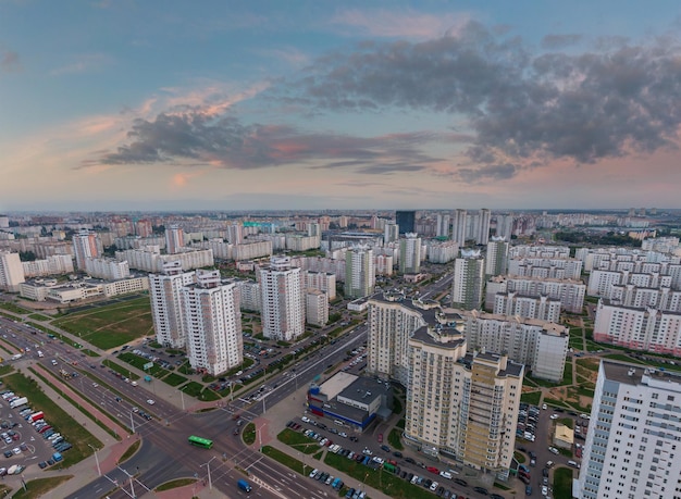 Minsk neue Bereiche in der Stadt