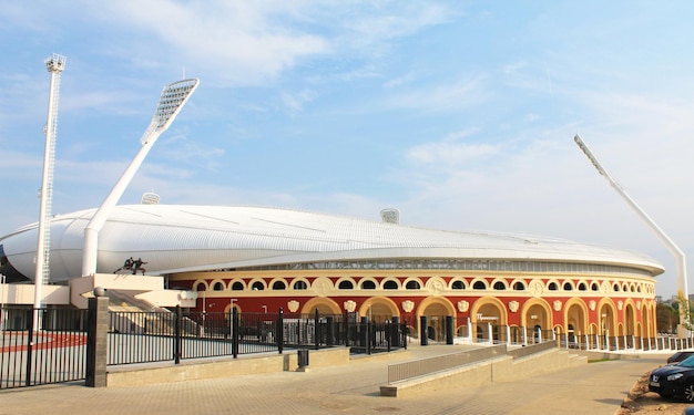 Minsk Weißrussland Das Hauptstadion des Landes Dynamo