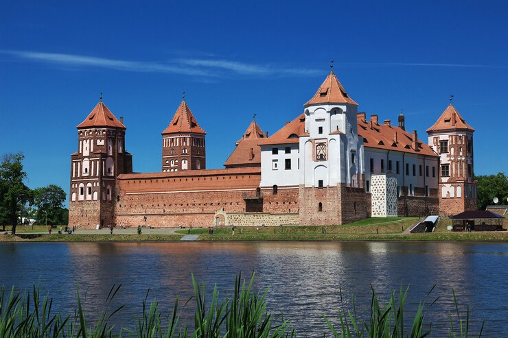 Foto mir castle no país da bielorrússia