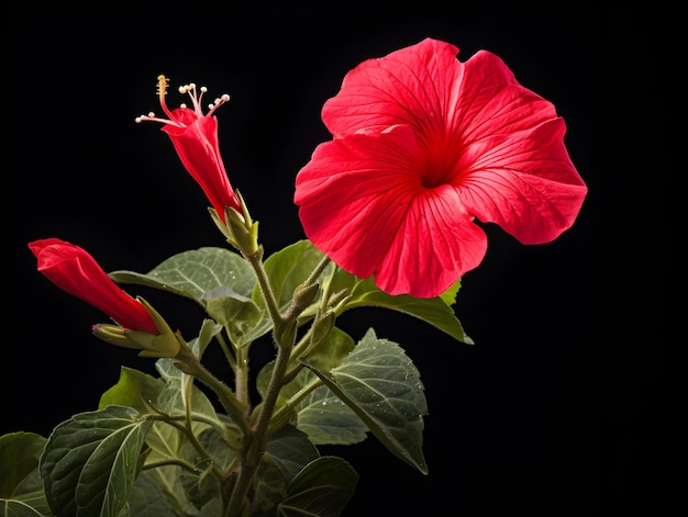 Mirabilis Jalapa flor em fundo de estúdio single Mirabilis jalapa flor imagem de flor bonita