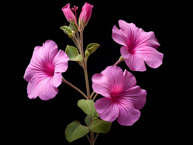 Mirabilis Jalapa flor em fundo de estúdio single Mirabilis jalapa flor imagem de flor bonita