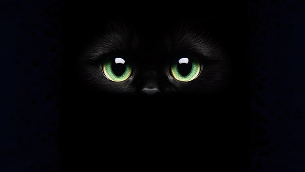 Foto la mirada enigmática de un gato los hermosos ojos de un gato