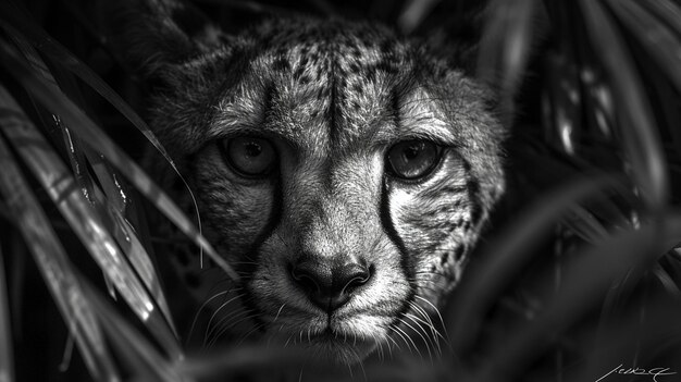 La mirada firme de un depredador