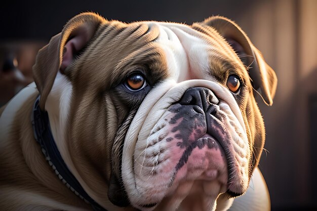 Foto la mirada leal de los bulldogs